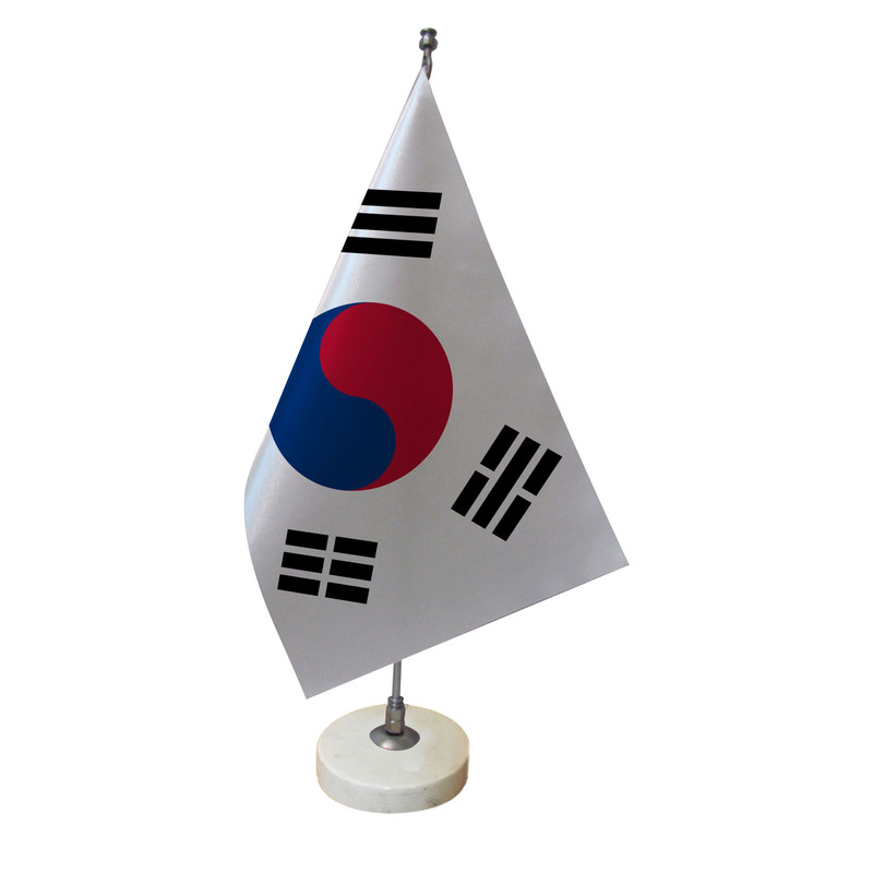 پرچم رومیزی طرح پرچم کره جنوبی کد pr16